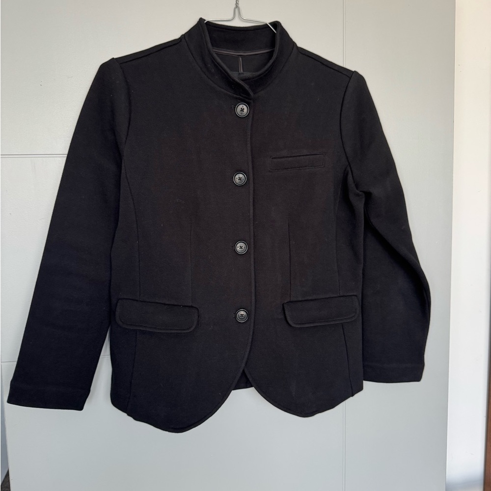 Banana Republic military style Black Pique Women's Jacket